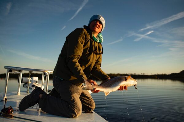 Angler with Redfish