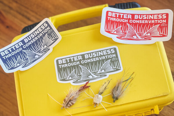 Stickers on Fly Box